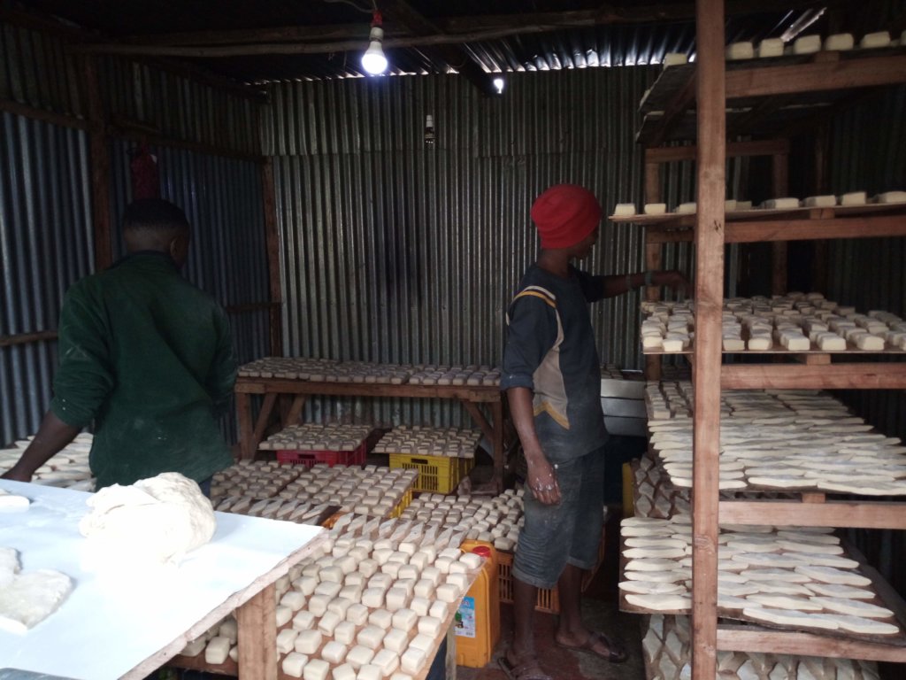 The place where doughnuts are prepared