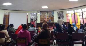 Jik making session with women