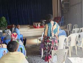 Member expressing  gratitude during Rongai visit