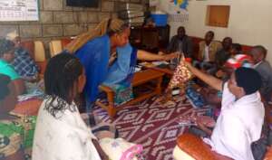 A visit to Nyamavila Self Help Group made of 22
