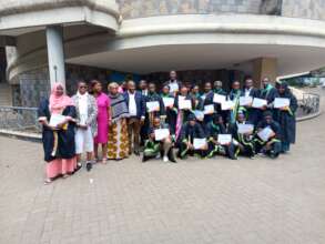 Graduation of mental health ambassadors.
