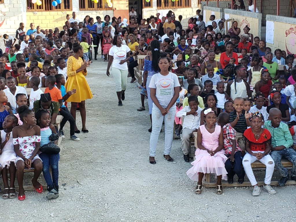 :  Construction Community School Sanitary block
