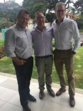 David Surrounded By Sergio (left) And Tim