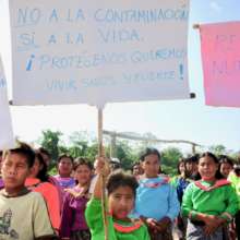 Shipibo Oil Protest in Peru