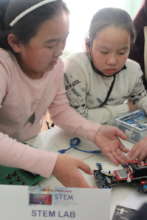 STEM Girls Computer&Robotics lab in Mongolia