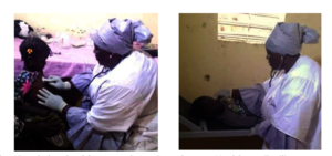 Nurse at work in Bamabougou