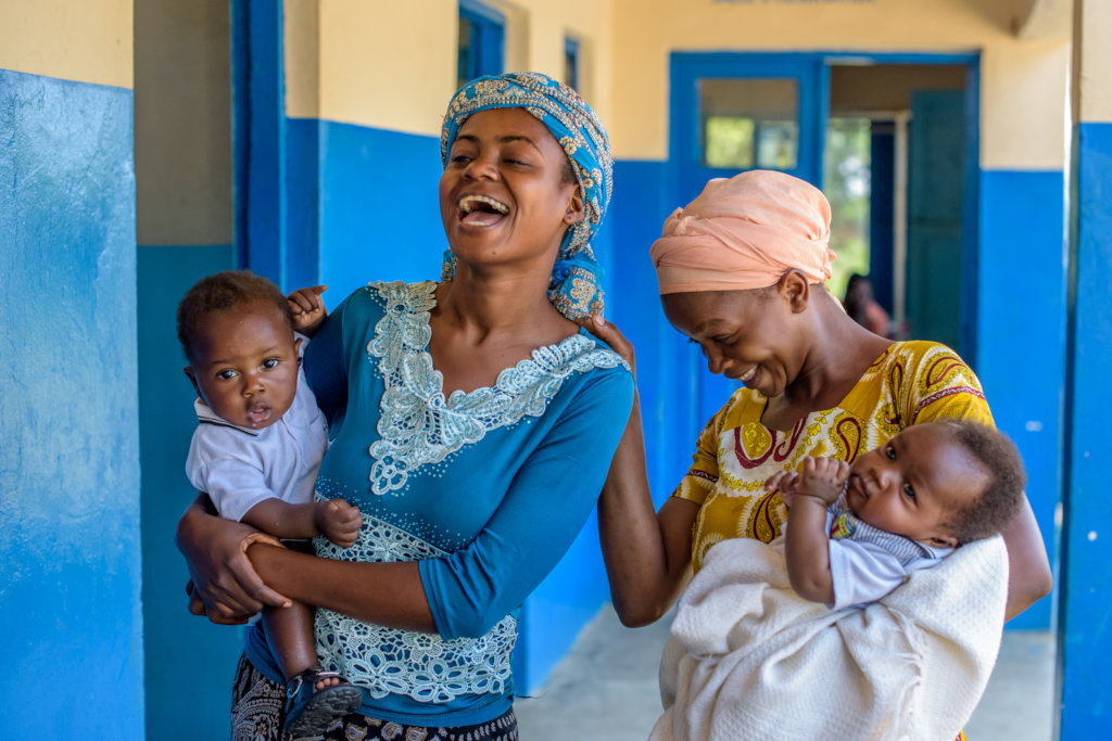 Mothers and Babies at a Clinic