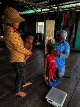 Chilren at Risk are screened for malnutrition.