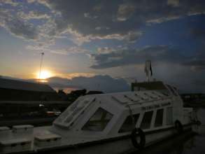 The TLC-4 at sunset.