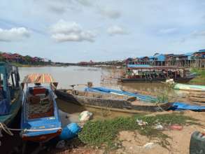The port at Kompong Khleang