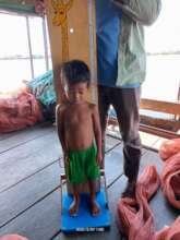Taking measurements as a part of CAR activities.