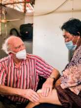 TLC's Medical Advisor also visited from the UK.