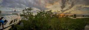 The Beauty of the Tonle Sap at Sunset