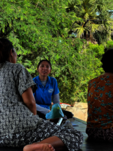 House to house health education.