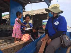 A house visit by a TLC Outreach Team member.