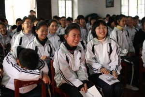 Excited students from our first Moganshan visit, July 2009