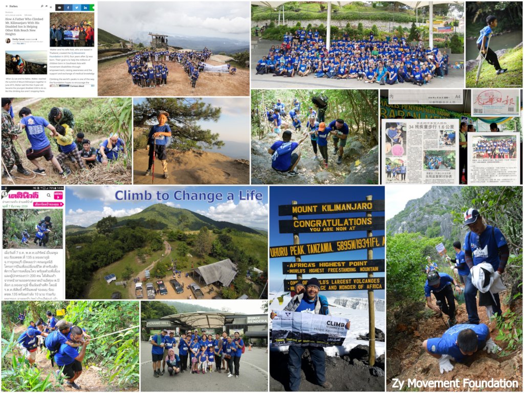 Climb to Change a Life around the world