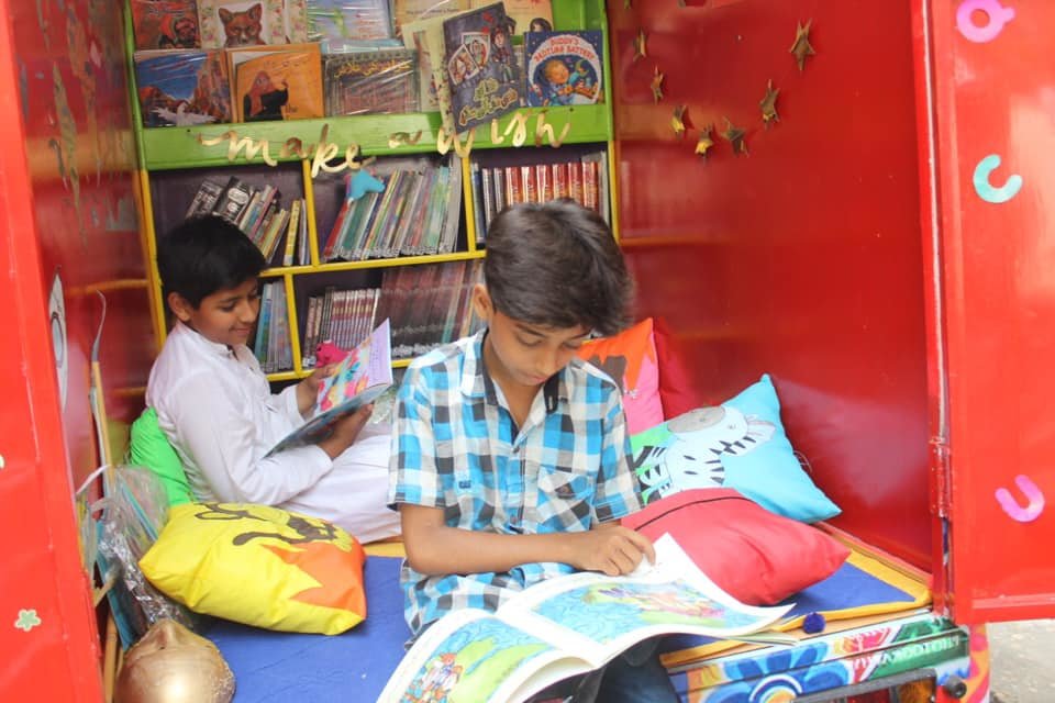 Rickshaw Mobile Library to visit 6000 children