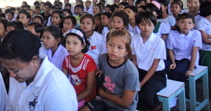 Burmese migrants' children ready to learn!