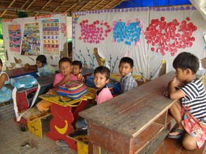 Kids at one of FED's Learning Centers