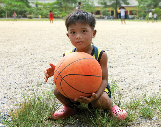 Play time at the school playground
