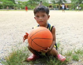 Play time at the school playground