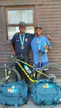 Our Two Wine to Whales riders