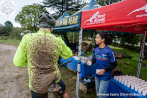 At a waterpoint during the Fedhealth Challenge