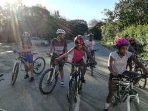 Girls out riding