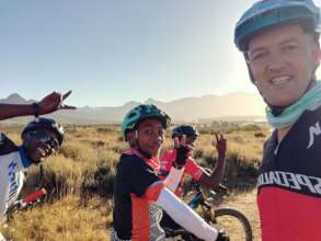 Training ride on Winelands Trails