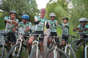 We love mountain biking