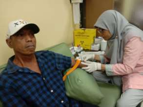Received medical check-up
