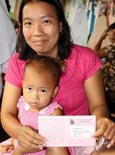 Proud to Have Her Health Card
