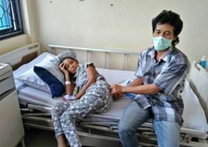 Maran and Sumiyati During Her hospital Stay