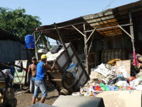 Trash picker at work