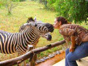 Susan with our much loved "Dubie"