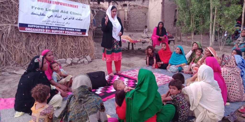 Legal Aid Support to 100 Poor Women in Pakistan