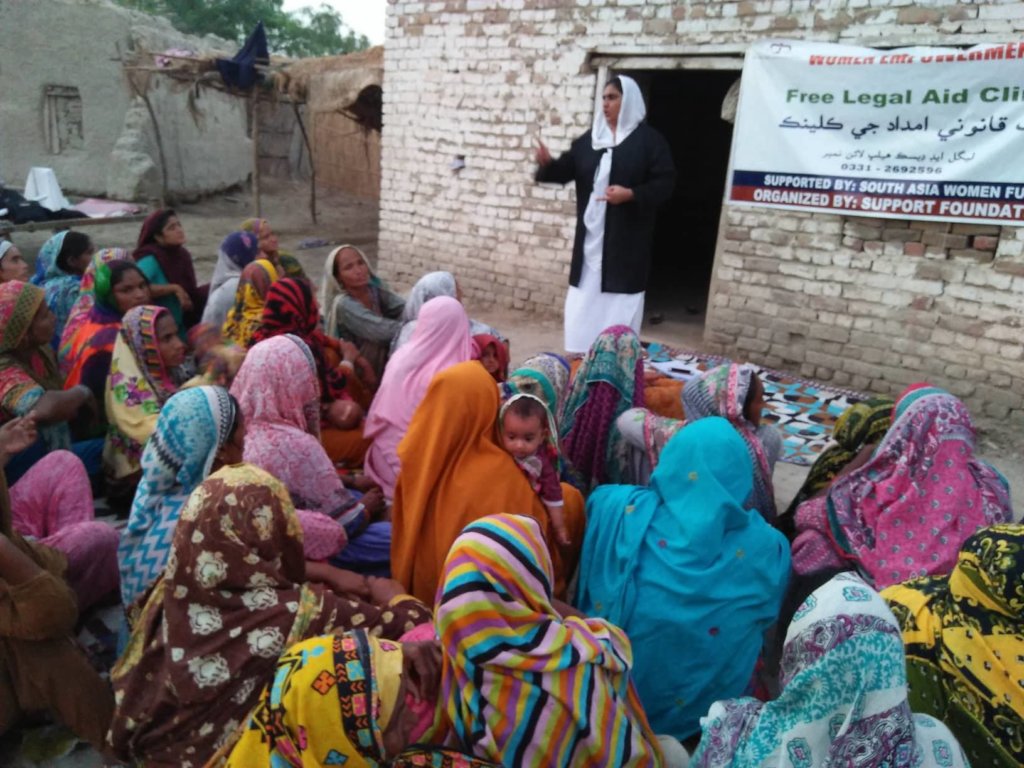 Legal Aid Support to 100 Poor Women in Pakistan