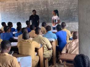 Open Dreams Scholars visiting a school