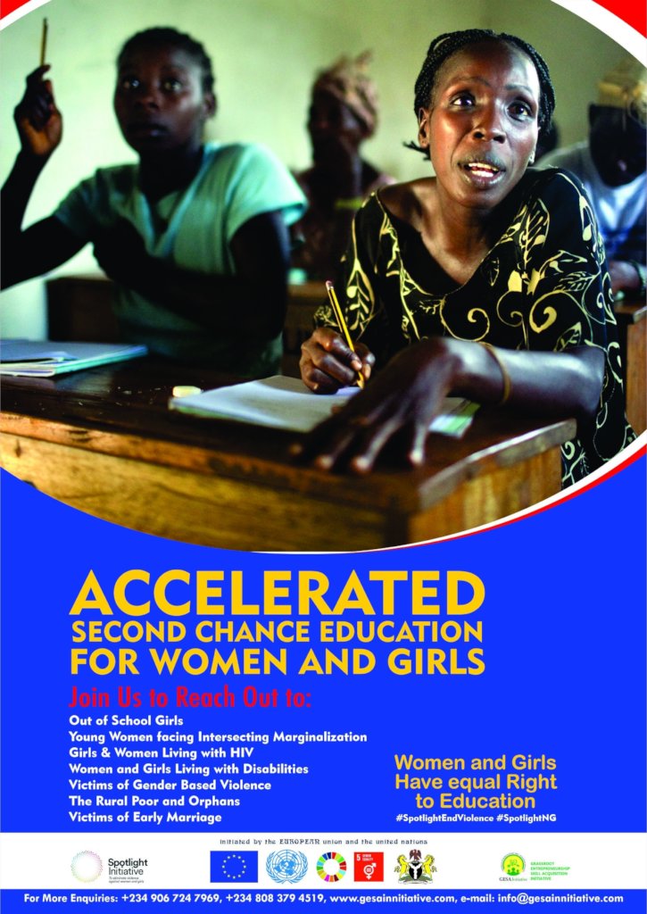 Mass  Education Support   for 100000 women & Girls