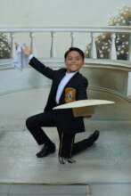 Leonardo a Champ who dance with his hearth