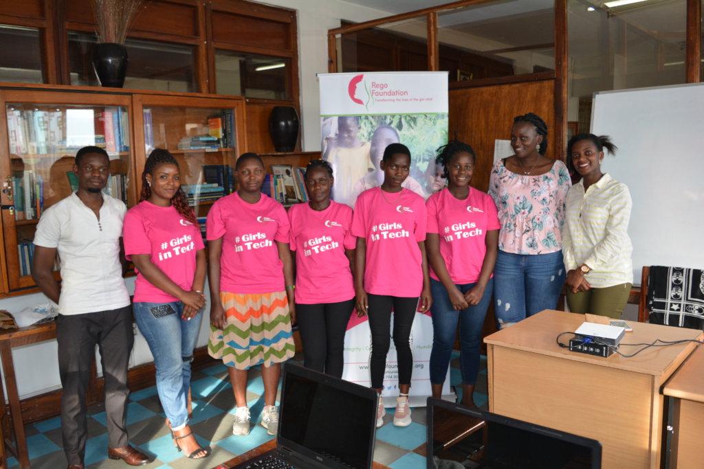 Digital literacy for 200 girls in Kampala slums.
