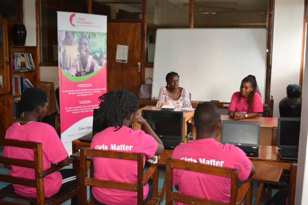 Digital literacy for 200 girls in Kampala slums.