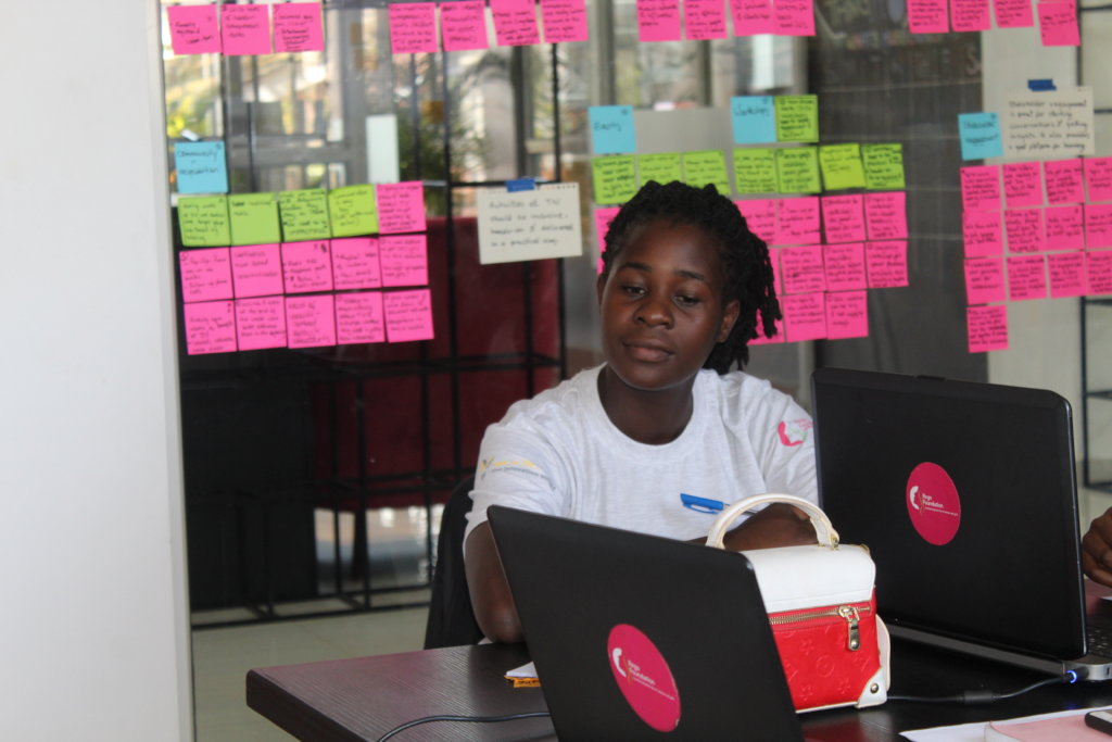 Digital literacy for 200 girls in Kampala slums.