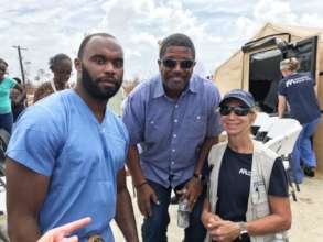 Dr. Myron (l), Deputy PM (c) and ERT lead (r).