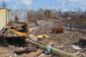 Mcleans Town destroyed after Hurricane Dorian