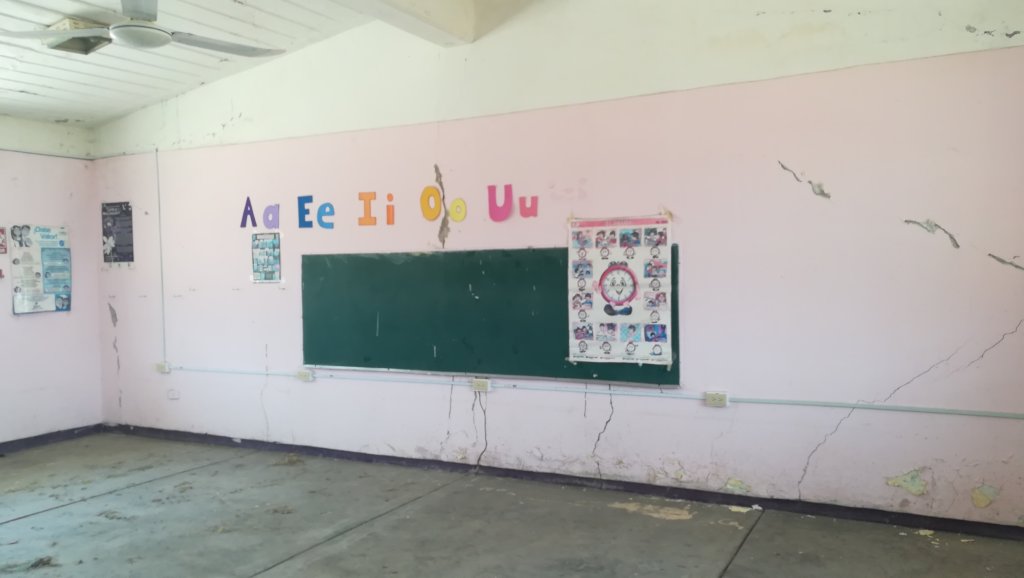 Kinder reconstruction after earthquake in Mexico