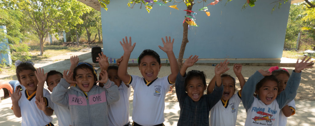 Kinder reconstruction after earthquake in Mexico
