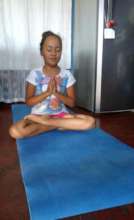 Yoga at home -my body is strong. My mind is strong