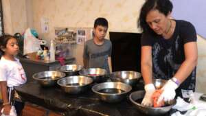 Activity with the "Diy" technique